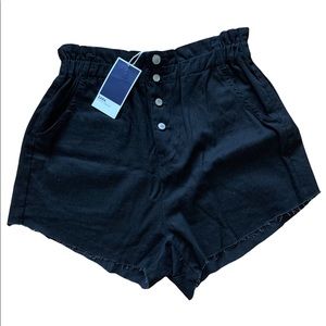 ZARA high waist black shorts Size 6